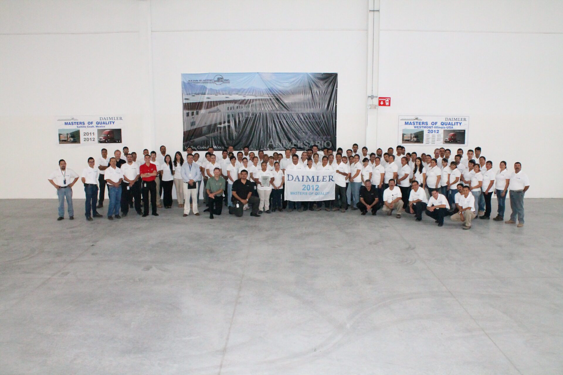 Julian Electric de México receives Daimler Trucks North America Masters of Quality Award